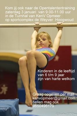 Noelle de Haan een leerling van de Barbara school staat model op de poster