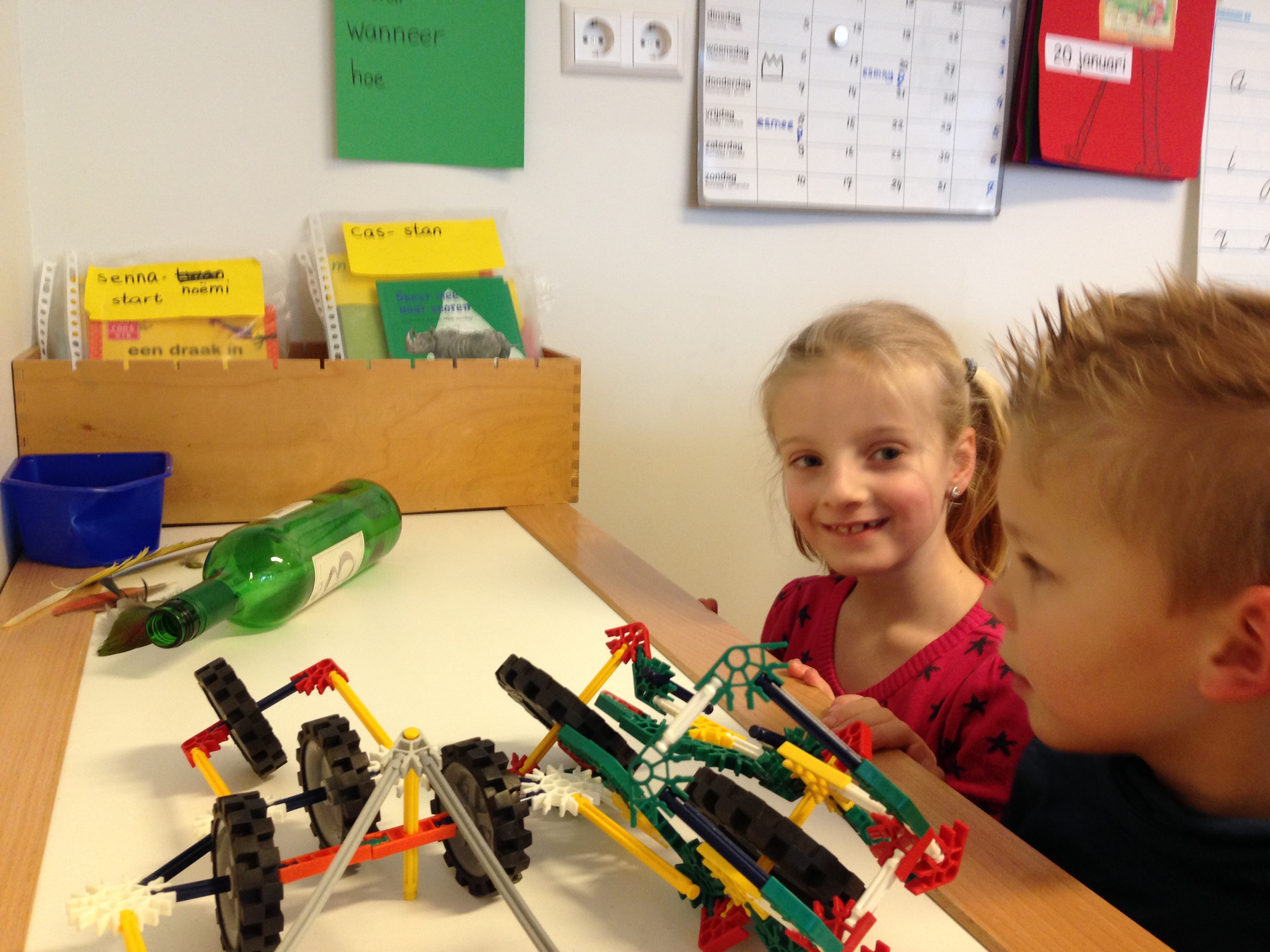 flessenpost van piraten in de groepen 3