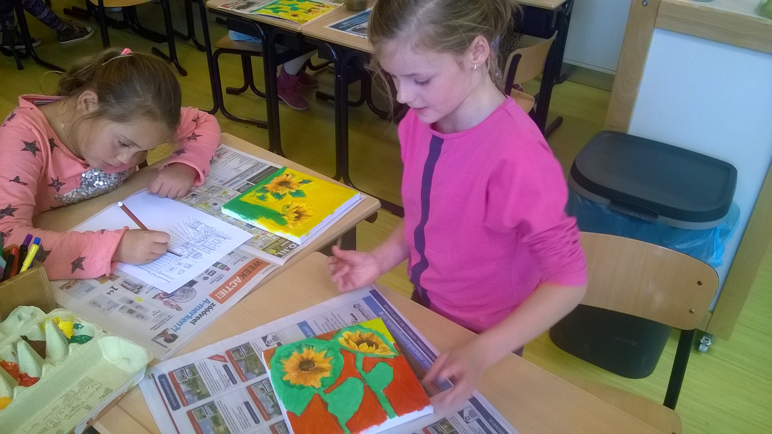 Schilderen voor India.