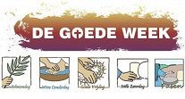 Vieringen op Witte donderdag en Goede Vrijdag