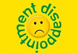 teleurstelling