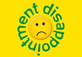 teleurstelling